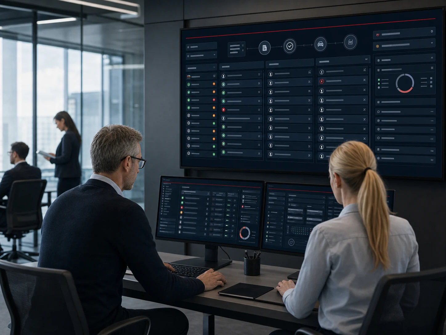 Certificate operations dashboard used by an automotive compliance team